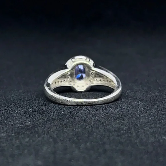 SAPPHIRE RING (SOLID SILVER) - Picture 2 of 5